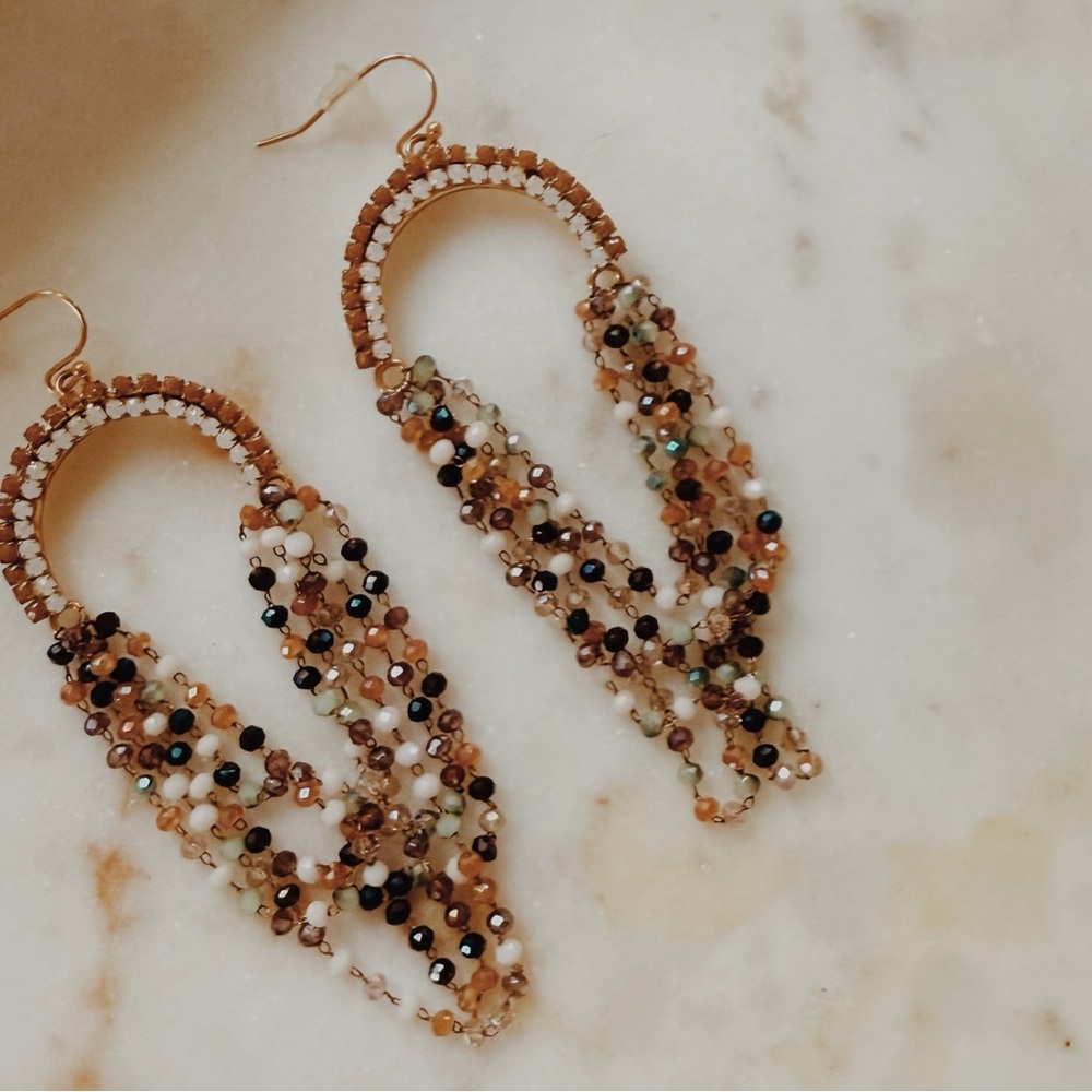 Free People Rainbow Dangle Earrings